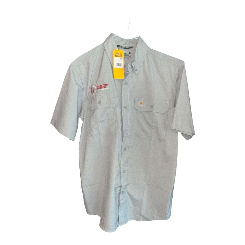 Carhartt Force Relaxed Fit Lightweight Short Sleeve Shirt with custom embroidery